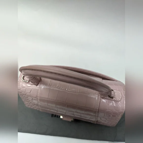 Balenciaga Hourglass Croc Embossed Small "LIVE SHOW TODAY" - Picture 13 of 16